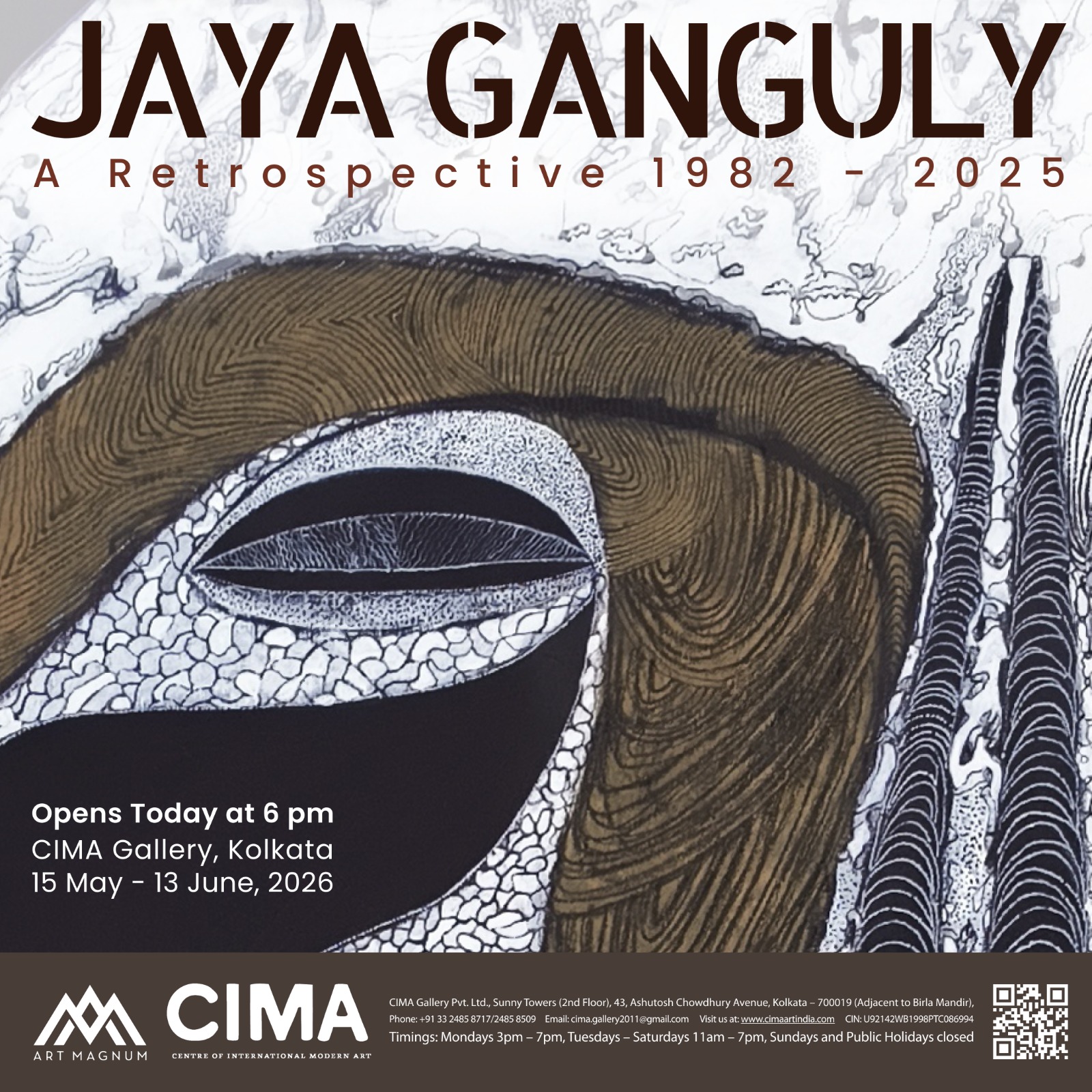Jaya Ganguly: A Retrospective at CIMA Kolkata